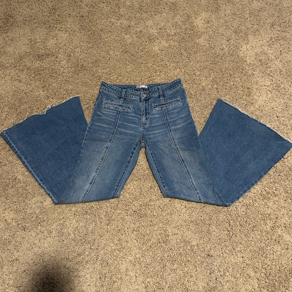 SO Women's Flare Jeans in Blue